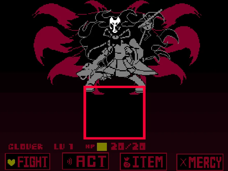 Ceroba Kitsune transformation and mask form during Phase 2 of the Pacifist battle