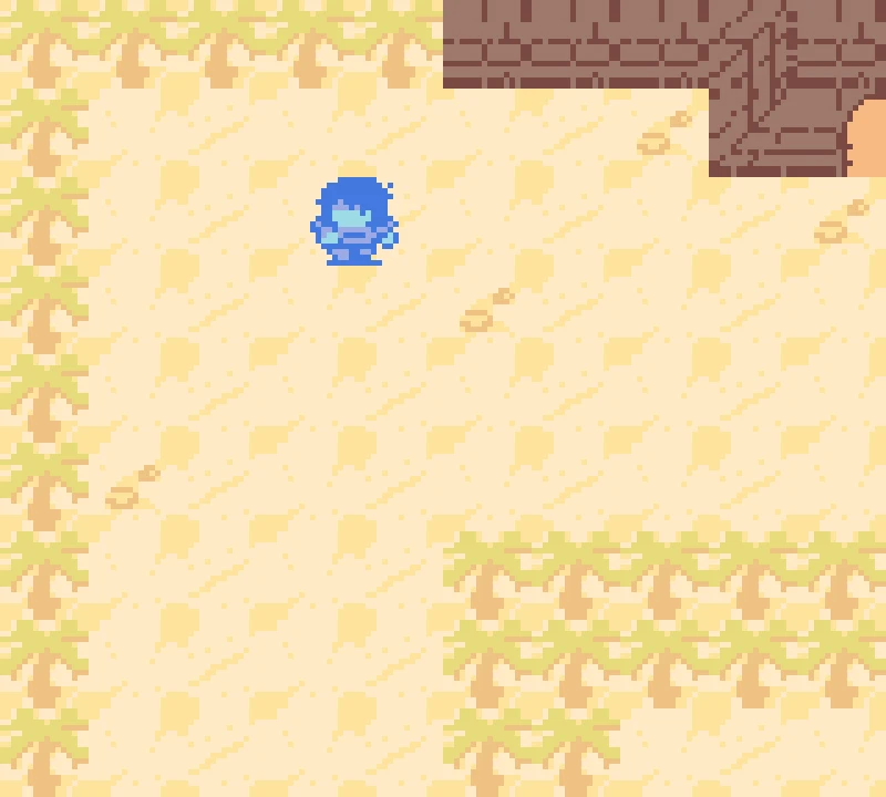 Deltarune GB overworld gameplay scene